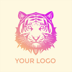 Powerful Tribal Tiger Branding Logo