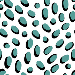 seamless dots pattern with dots