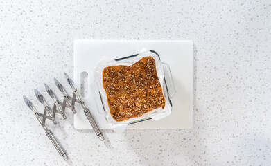 Pumpkin spice fudge with pecans