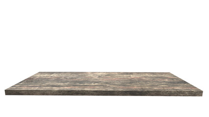 Vintage Empty wooden shelf kitchen table top