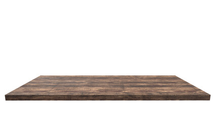Vintage Empty wooden shelf kitchen table top