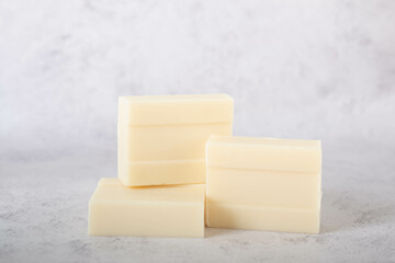 soap on a light background