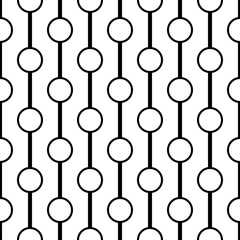 Circles, lines pattern. Ethnic background. Line, circle shapes seamless ornament. Stripes, rounds ornate. Tribal wallpaper. Folk image. Tribe motif. Digital paper, textile print, web design. Vector.