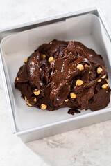 Chocolate hazelnut fudge