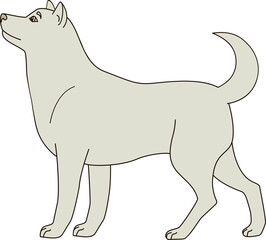 illustration of a dog