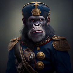 Ape NFT Art Portrait