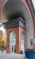 Arch in a public space