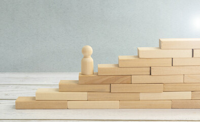 Time is money idea. time concept with business man trying to outrun time.