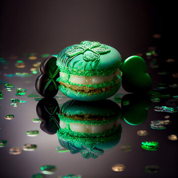 St. Patrick's Day Macaron