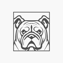 Dog head symbol