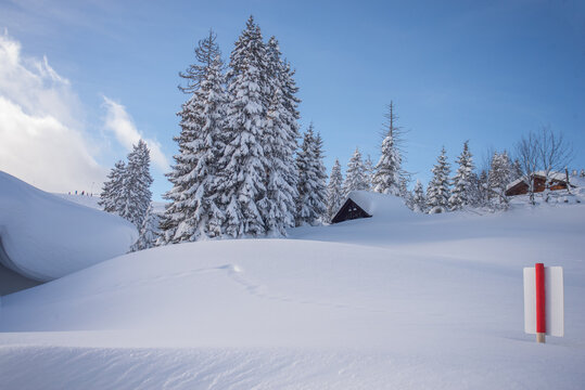 verschneit