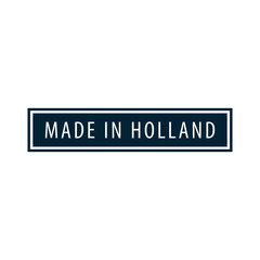 Made in Holland icon vector logo design template