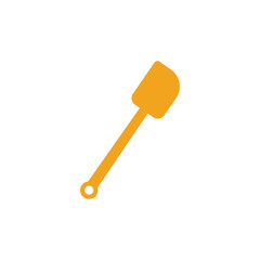 Spatula icon logo free vector
