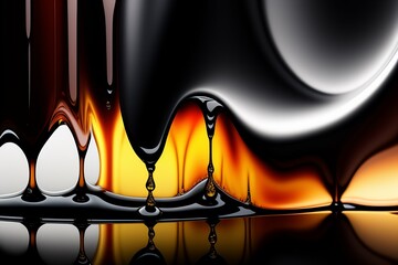 black splashes background