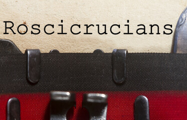 Roscicrucian secret society