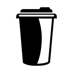 coffee cup isolated on white