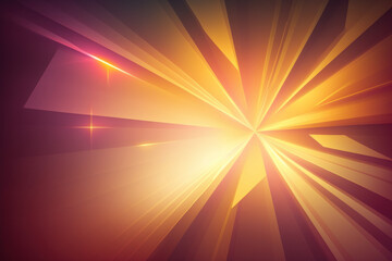 Obraz premium Abstract god ray multicolor wow light effect background. generative ai.