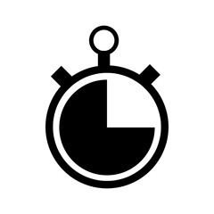  icon clock time vector illustration on white background..eps