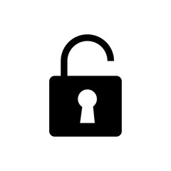 lock symbol vector illustration on white background..eps