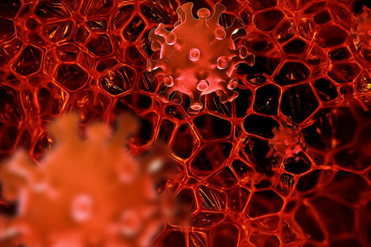 texture blood virus, bacteria background science