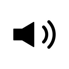 Speaker icon vector illustration on white background..eps