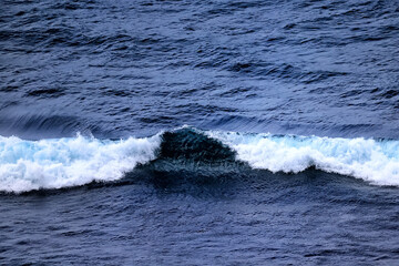 wave in the ocean abstract background, blue sea texture motion