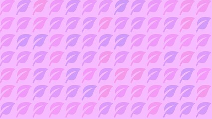 Pink Lavender Gradient Leaf Shape Background