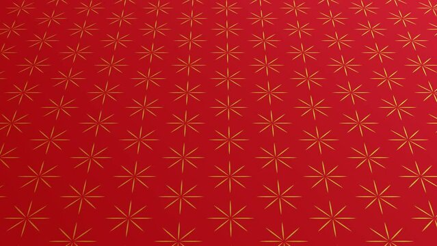 animated abstract pattern with geometric elements in red tones gradient background
