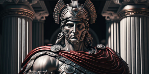 Statue of praetorian guard - obrazy, fototapety, plakaty