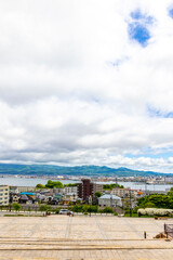 北海道函館市の元町公園からの眺め