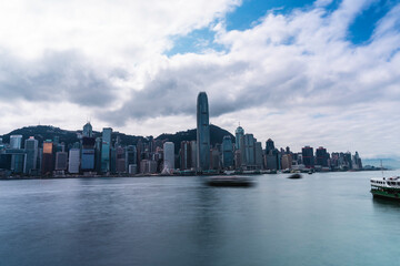 Fototapeta na wymiar Hong Kong Harbour 
