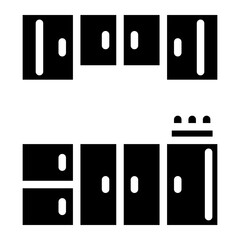 cabinet glyph icon