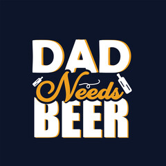 Father's day funny quotes and lettering vector t-shirt design