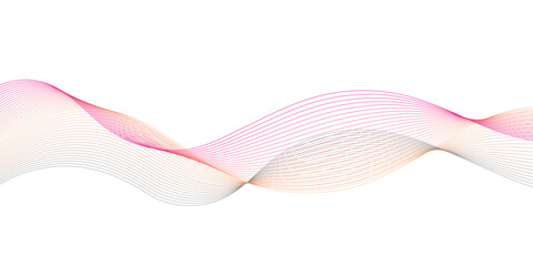 Abstract pink blend wave lines on white background. You can use for Web, Texture, Wallpaper, Template, Desktop background, Business banner, poster design.