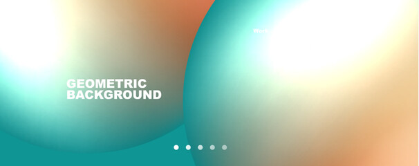 Trendy simple circle gradient abstract background. Vector Illustration For Wallpaper, Banner, Background, Card, Book Illustration, landing page