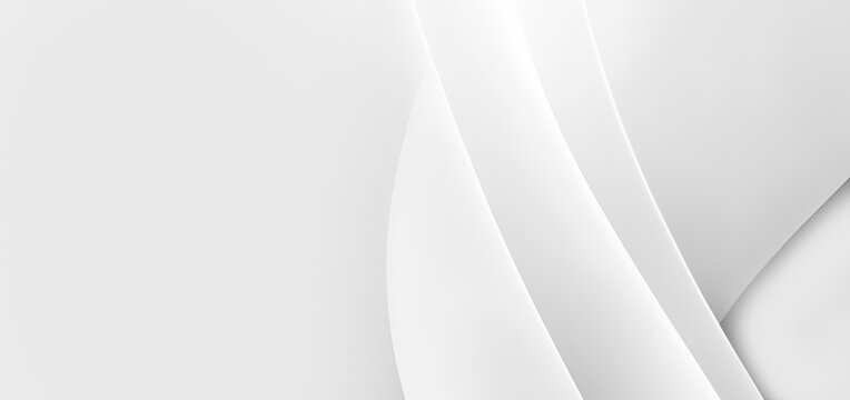 Abstract white curved wave texture background template element design for technology, corporate, business, banner, poster, brochure, wallpaper, website, landing page, cover, interior and presentation