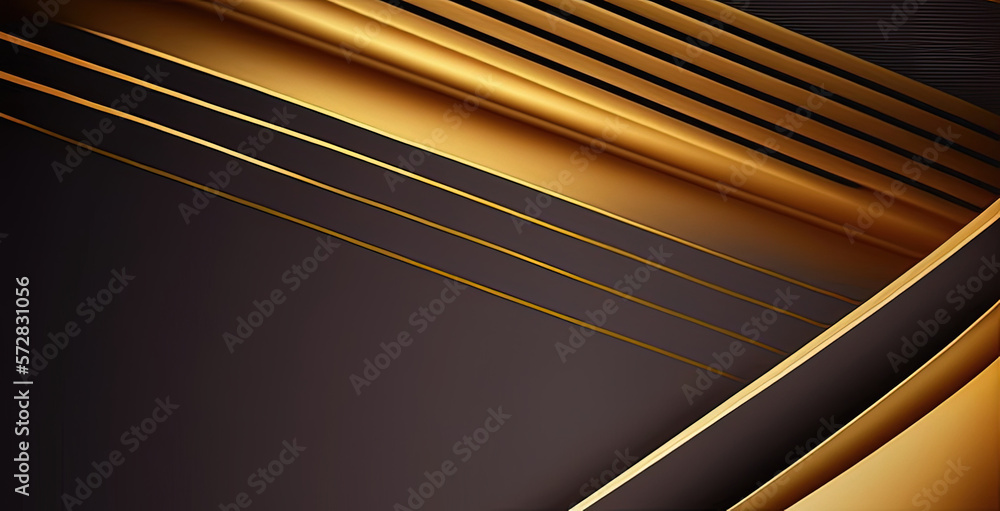 Sticker abstract gradient golden line pattern background template element design for corporate, business, ba