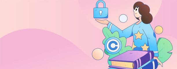 Education learning people flat vector concept hand drawn illustration
