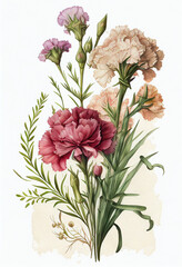 Fototapeta premium Carnations v1
