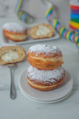 Krapfen or Berliner doughnuts 