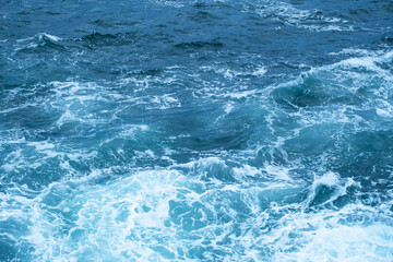 Fototapeta na wymiar Ocean surface. Abstract water background. Wave pattern.