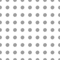 Vector seamless with circle pattern 