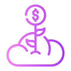 capital gradient icon