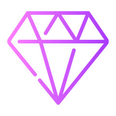 diamond gradient icon