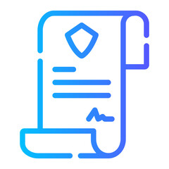 insurance gradient icon