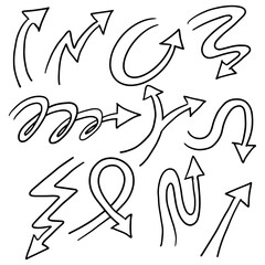 doodle illustration in white background