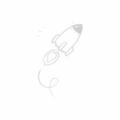 doodle illustration in white background