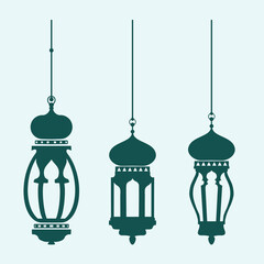 set of lamps