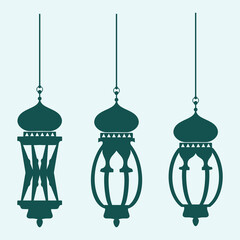 set of lamps