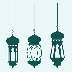 set of lamps
